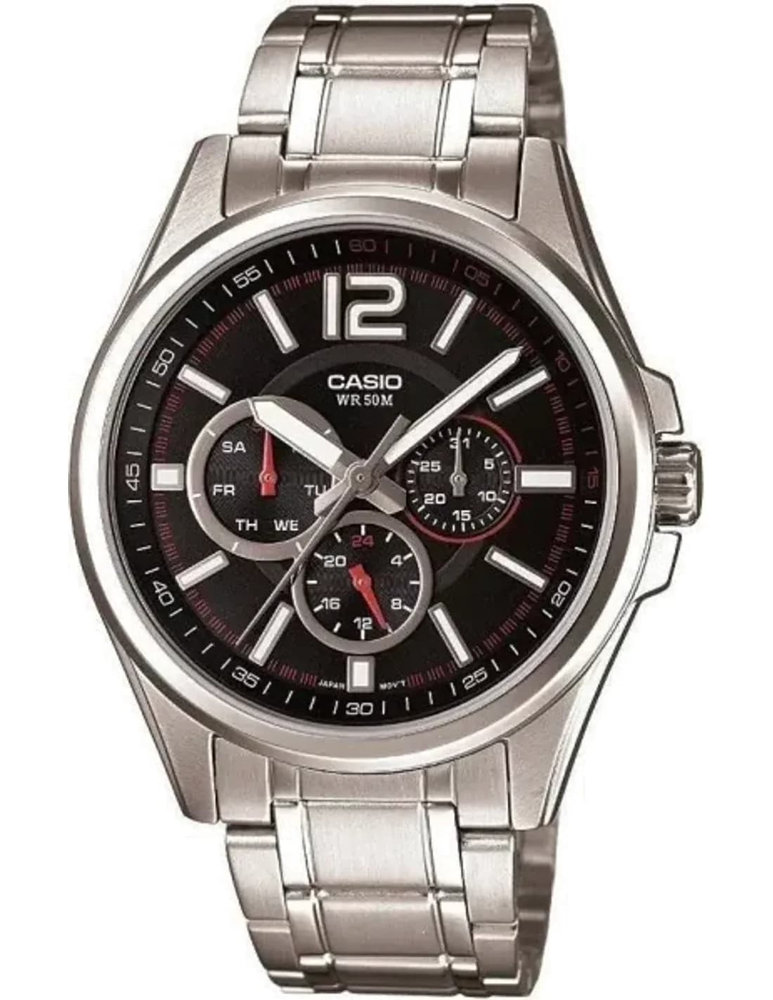 Montre Homme Casio Collection MTP-1355D-1AVEF Bracelet Acier Inoxydable