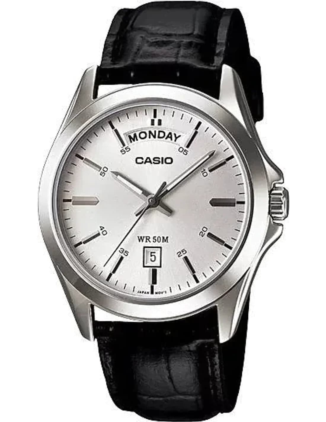 Montre Homme Casio MTP-1370L-7AVDF Bracelet en cuir noir
