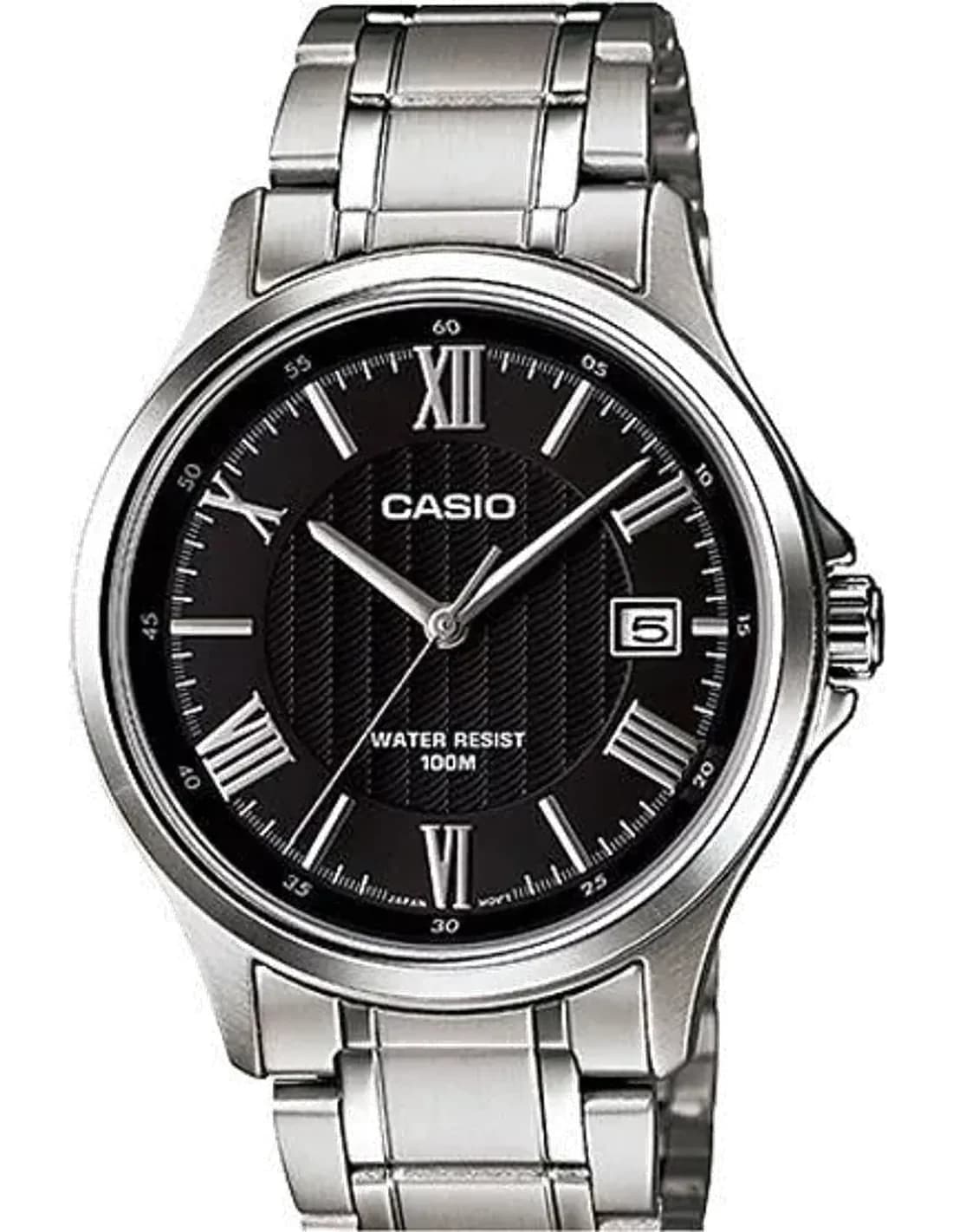 Montre Homme Casio Collection MTP-1383D-1AVEF Acier brossé et poli