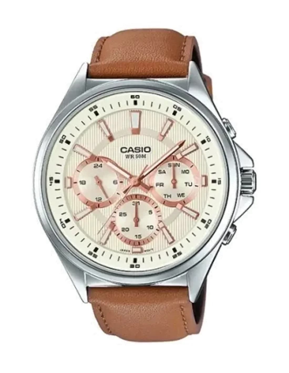 Montre Homme Casio Collection MTP-E303L-9AVDF Brun