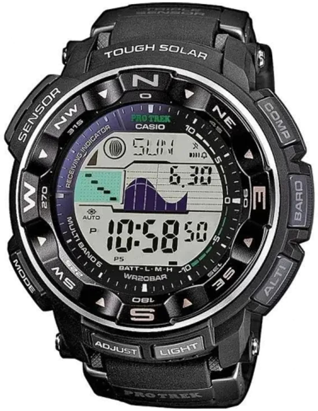 Montre Homme Casio ProTrek PRW-2500-1ER Noir