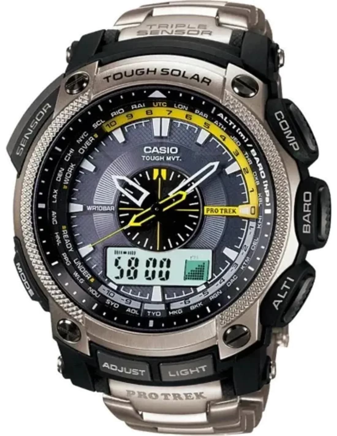 Montre Homme Casio ProTrek PRW-5000T-7ER Argent