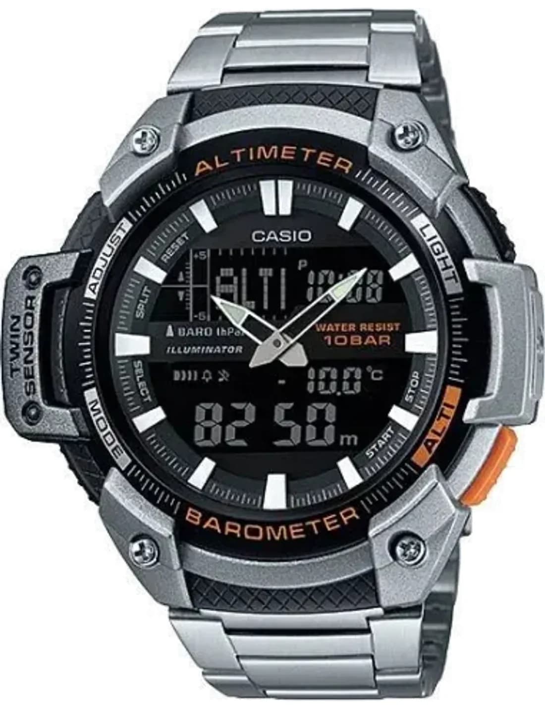 Montre Homme Casio Outgear SGW-450HD-1B Argent