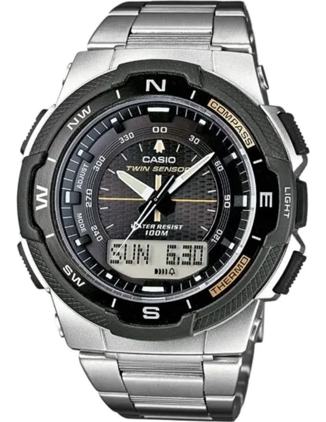 Montre Homme Casio Collection SGW-500HD-1BVER Argent