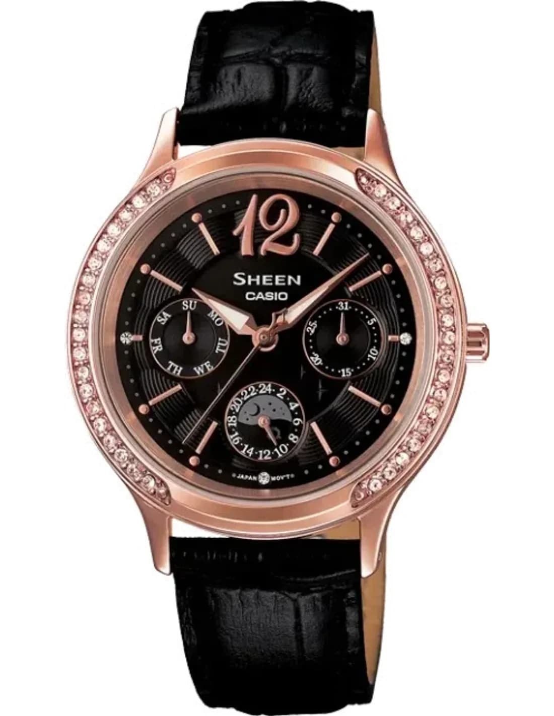 Montre Femme Casio Sheen SHE-3030GL-5AUER Noir
