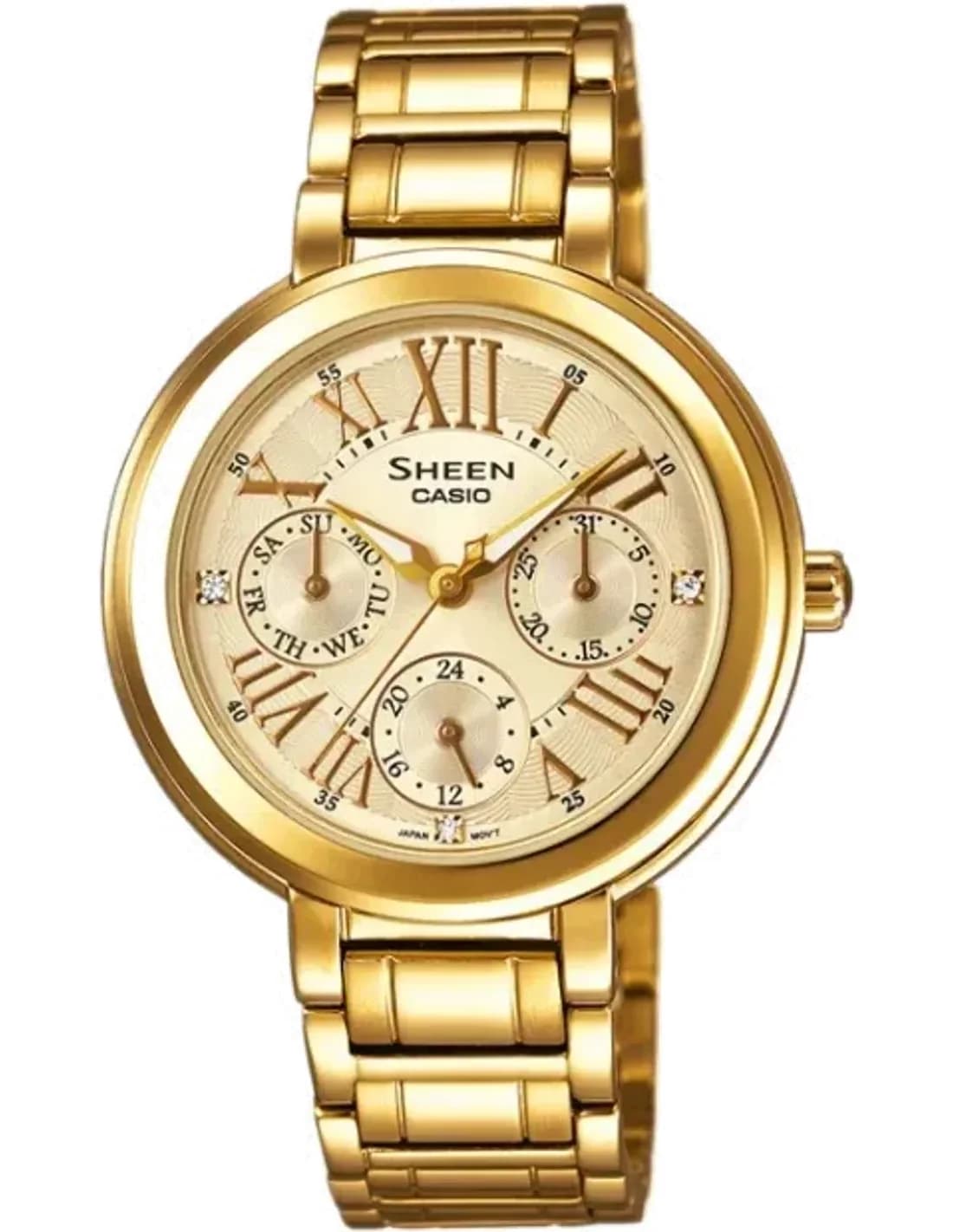 Montre Femme Casio Sheen SHE-3034GD-9AUER Or