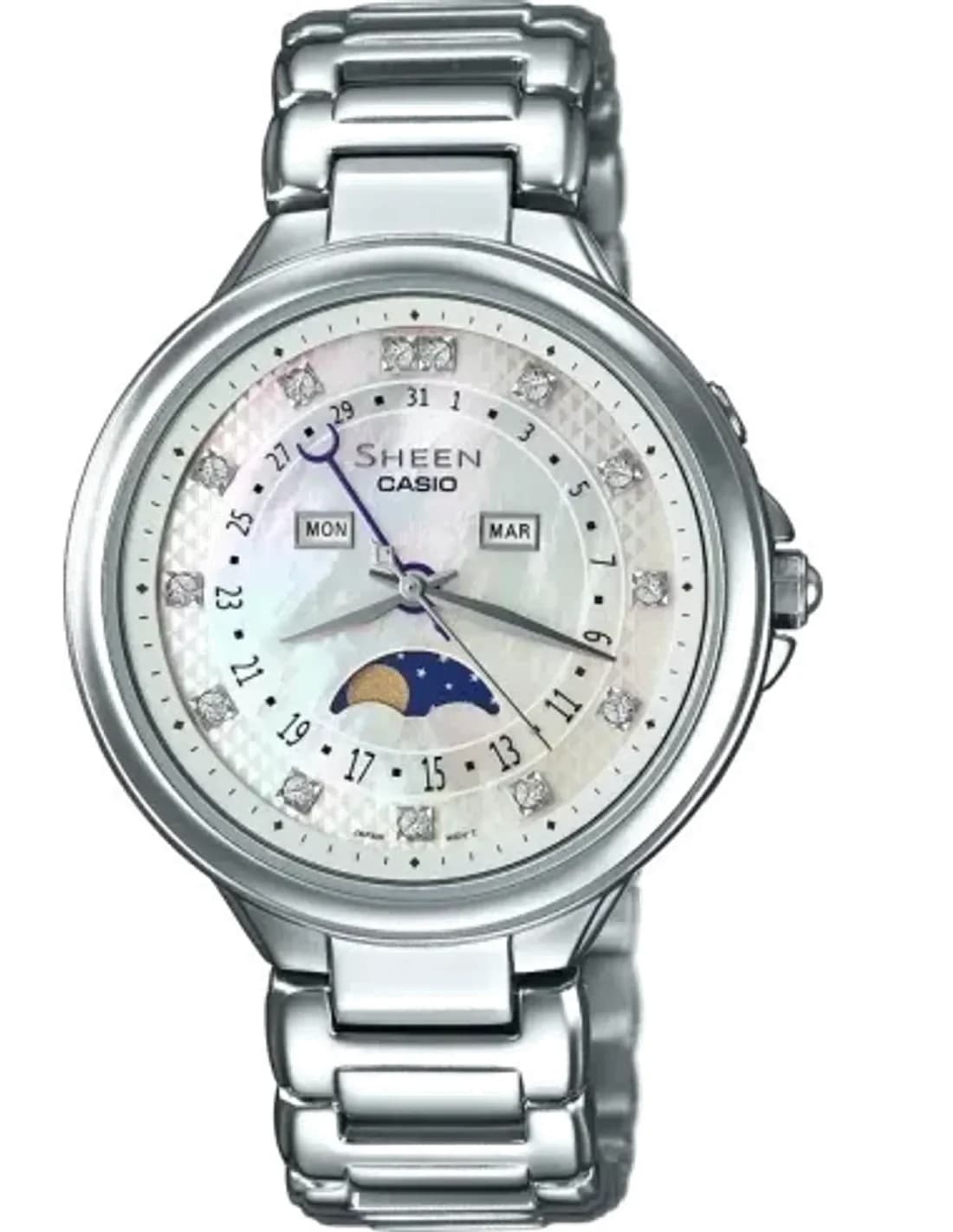 Montre Femme Casio Sheen SHE-3044D-7AUER Argent