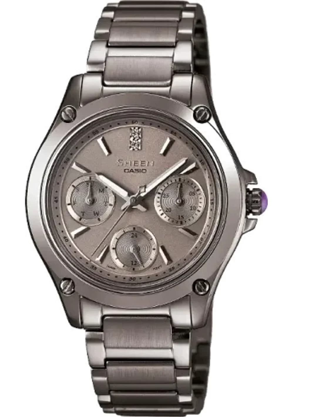 Montre Femme Casio Sheen SHE-3502BD-8AER Argent