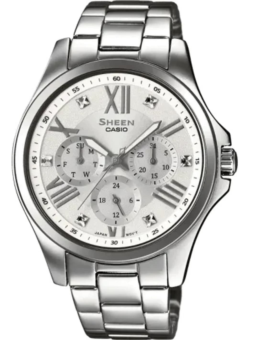 Montre Femme Casio Sheen SHE-3806D-7AUER Argent
