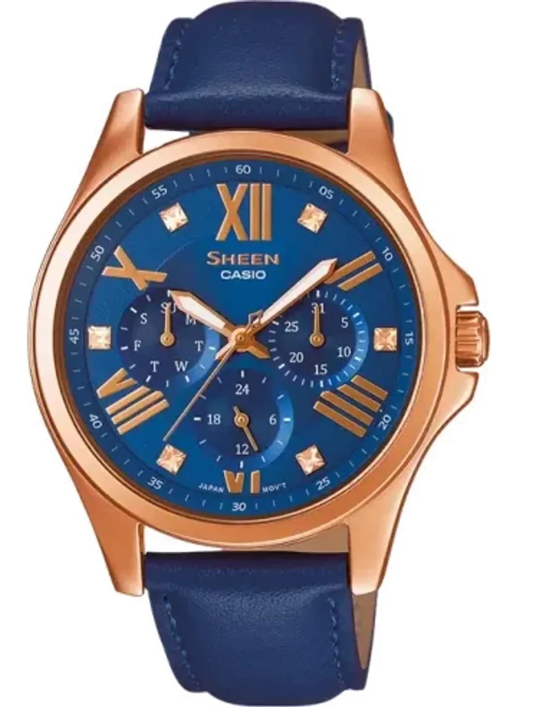 Montre Femme Casio Sheen SHE-3806GL-2AUER Bleu
