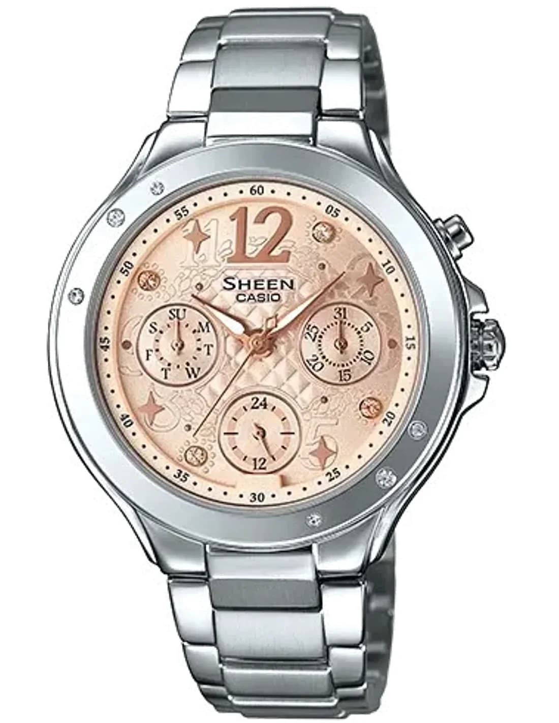 Montre Femme Casio Sheen SHE3032D-9A Argent