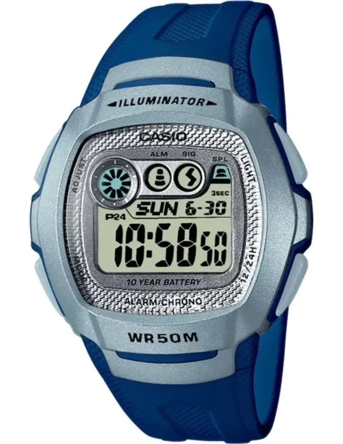 Montre Homme Casio Collection W-210-2AVES Bleu