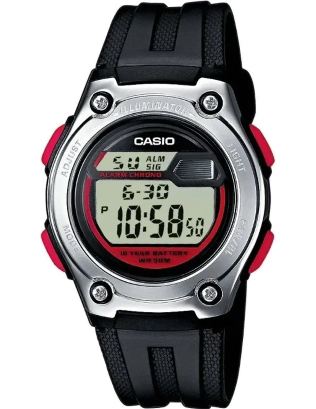 Montre Homme Casio Collection W-211-1BVES Noir
