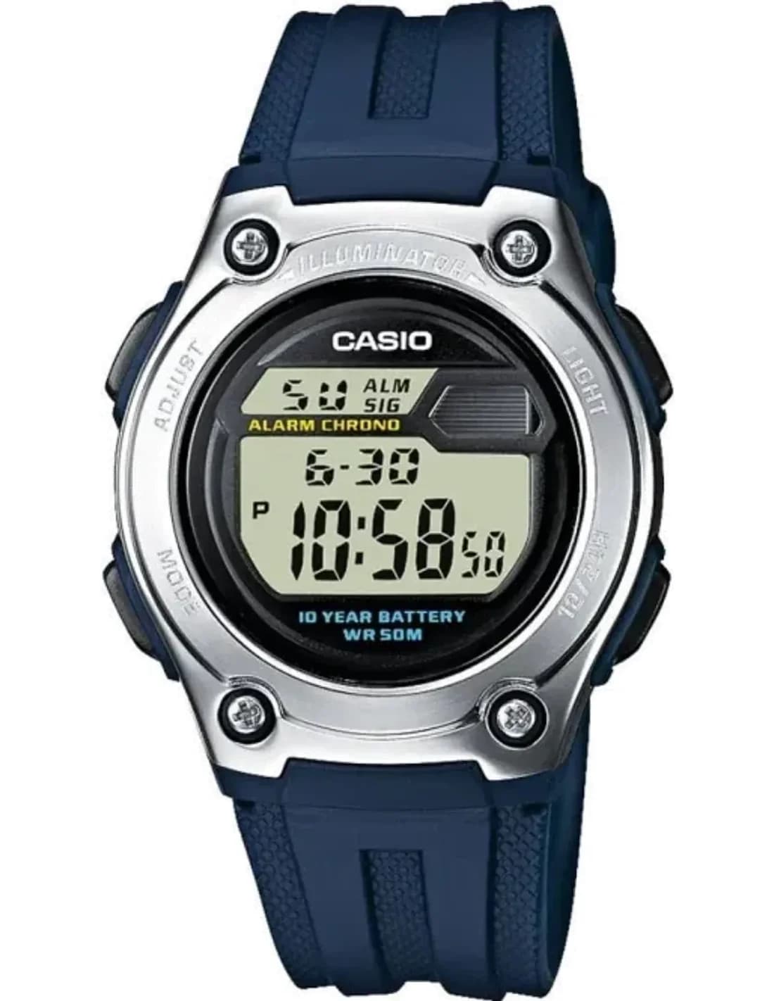 Montre Homme Casio Collection W-211-2AVES Bleu