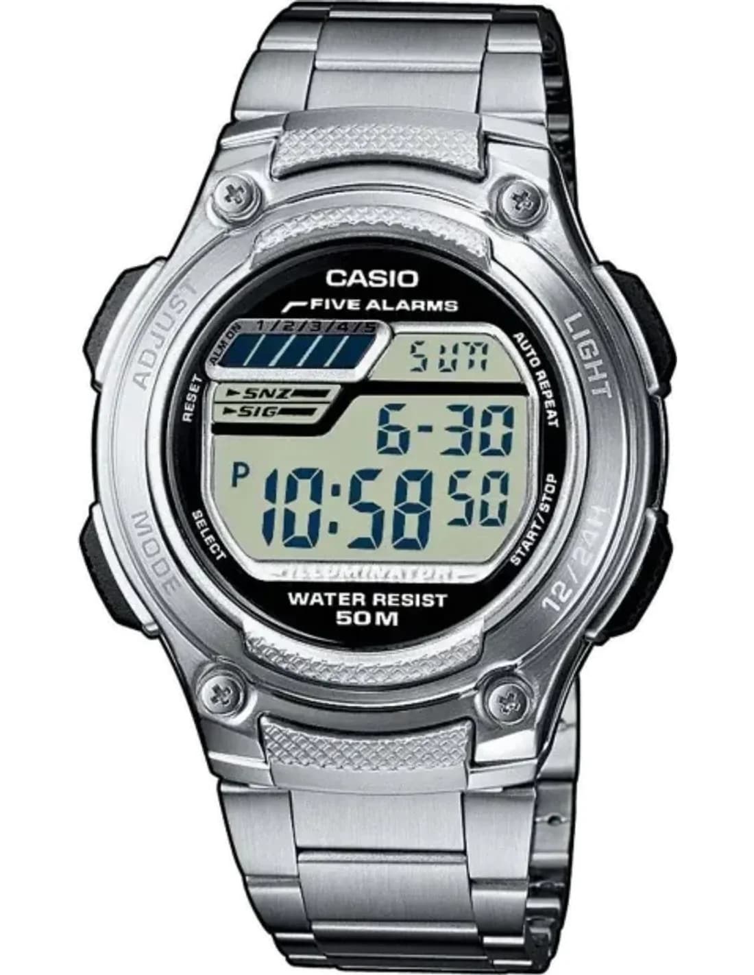 Montre Homme Casio Collection W-212HD-1AVEF Argent