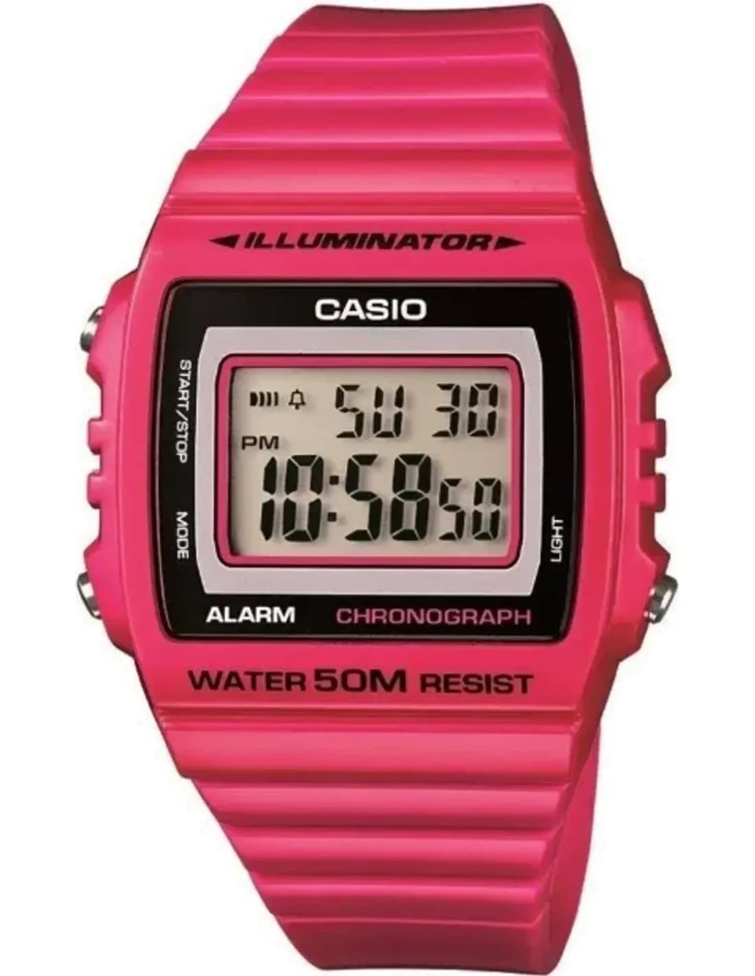 Montre Mixte Casio Collection W-215H-4AVEF Rose