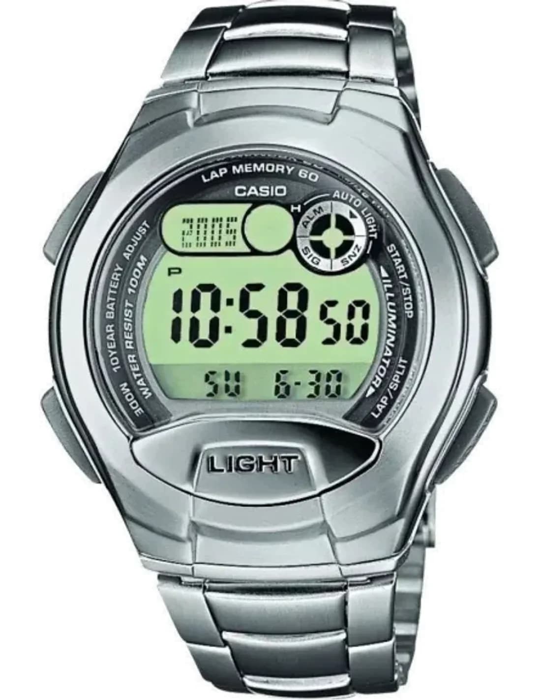 Montre Homme Casio Collection W-752D-1AVES Argent
