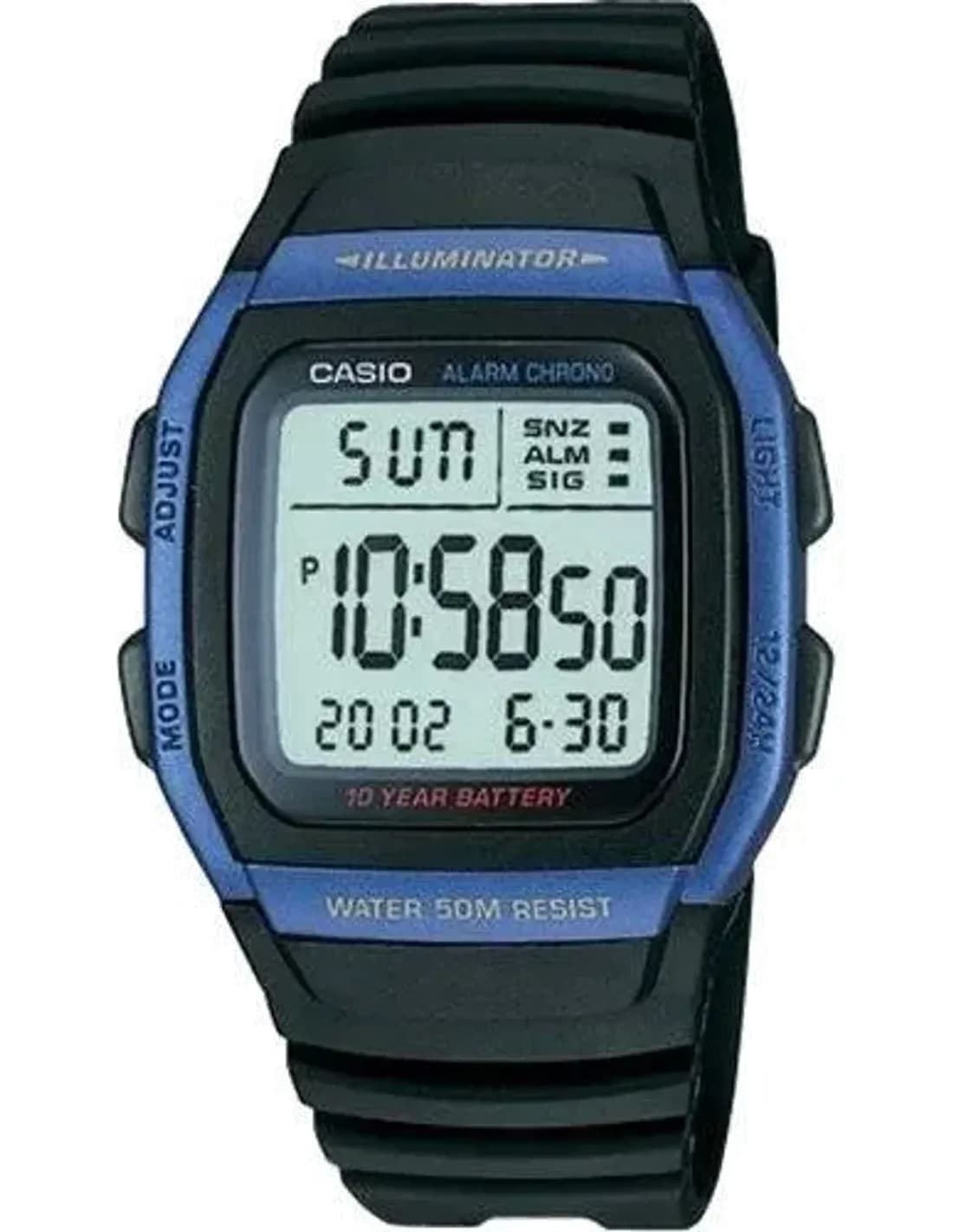 Montre Homme Casio W-96H-2AVDF Noir