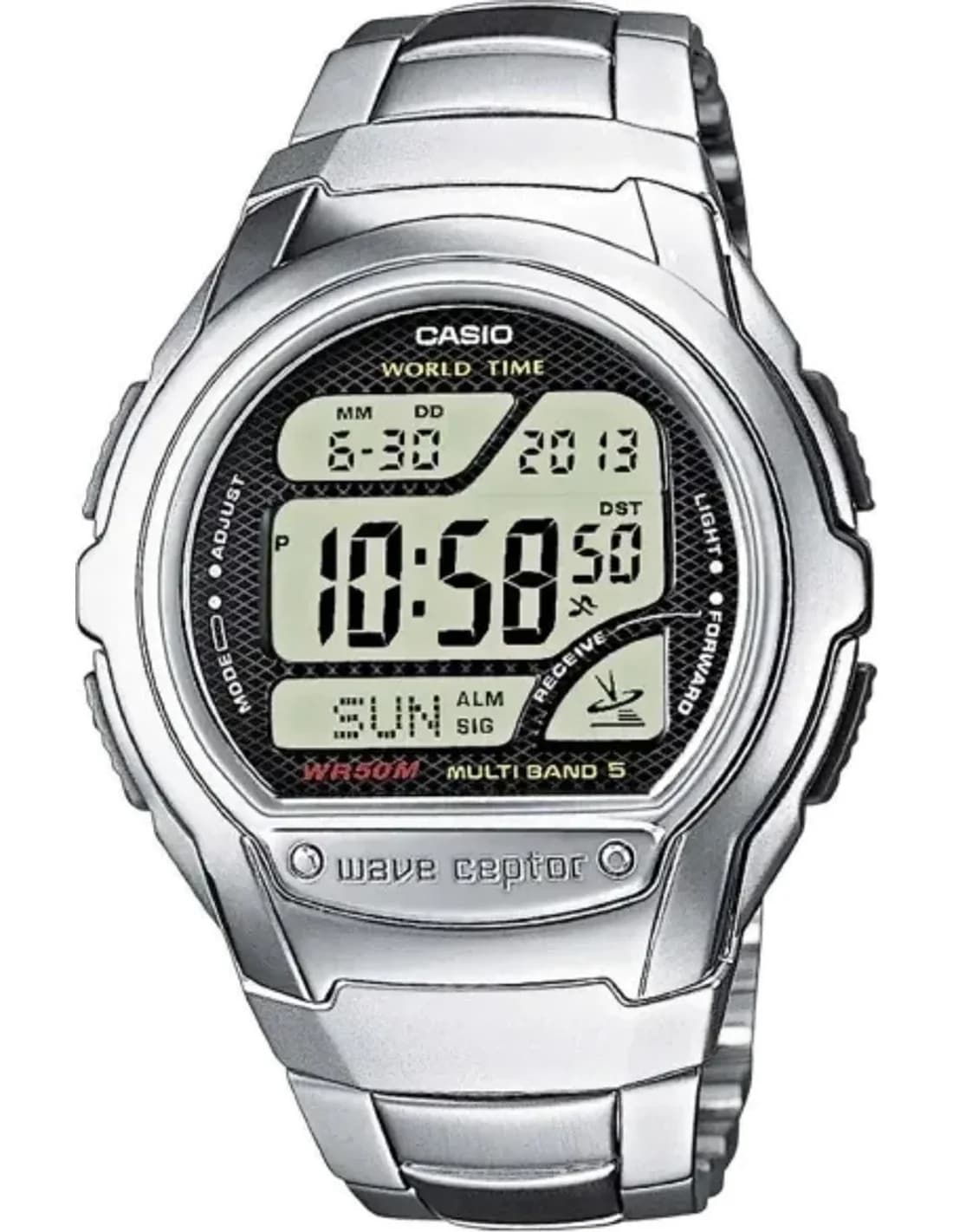 Montre Homme Casio Waveceptor WV-58DE-1AVEF Argent
