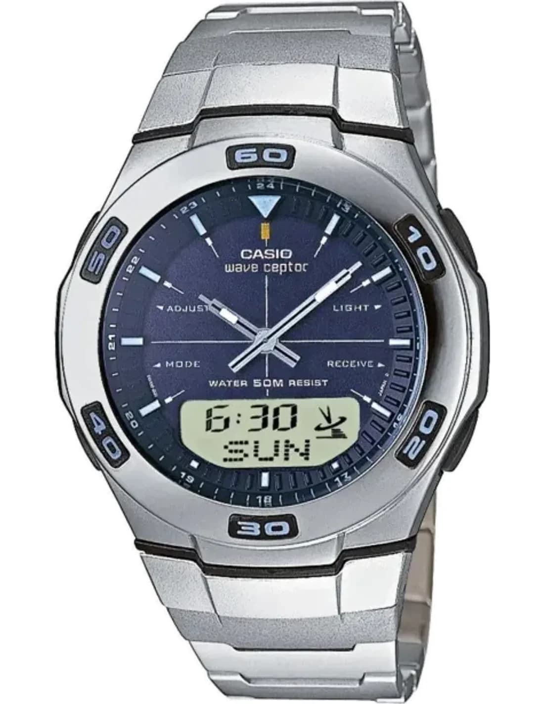 Montre Homme Casio Wave Ceptor Radio Controlled WVA-105HDE-2AVER