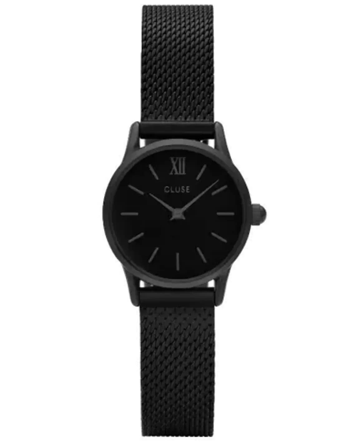 Montre Femme Cluse La Vedette CL50004 Bracelet noir fond noir