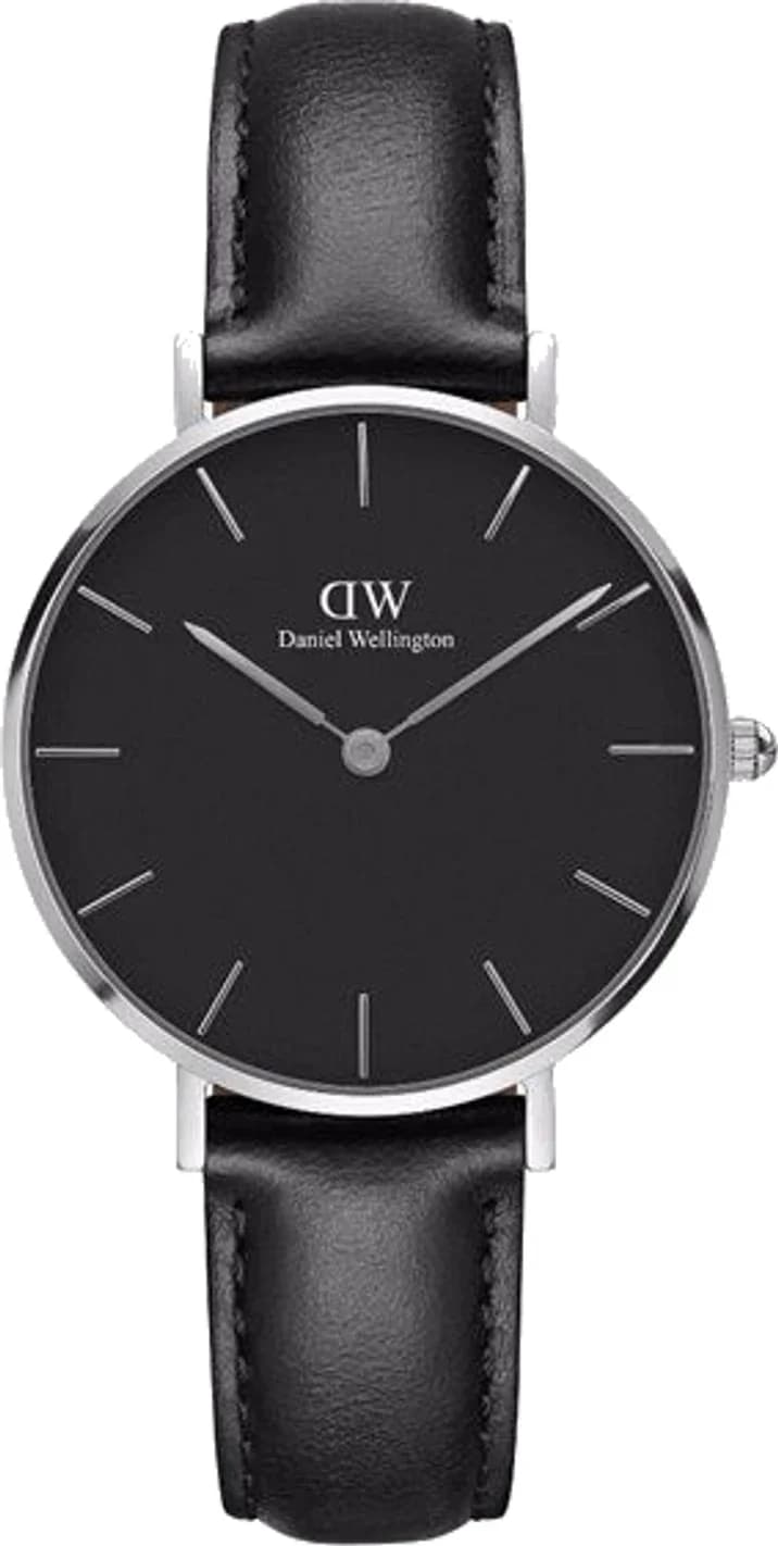 Montre Daniel Wellington DW00100180 Petite Sheffield Cuir Noir 32mm