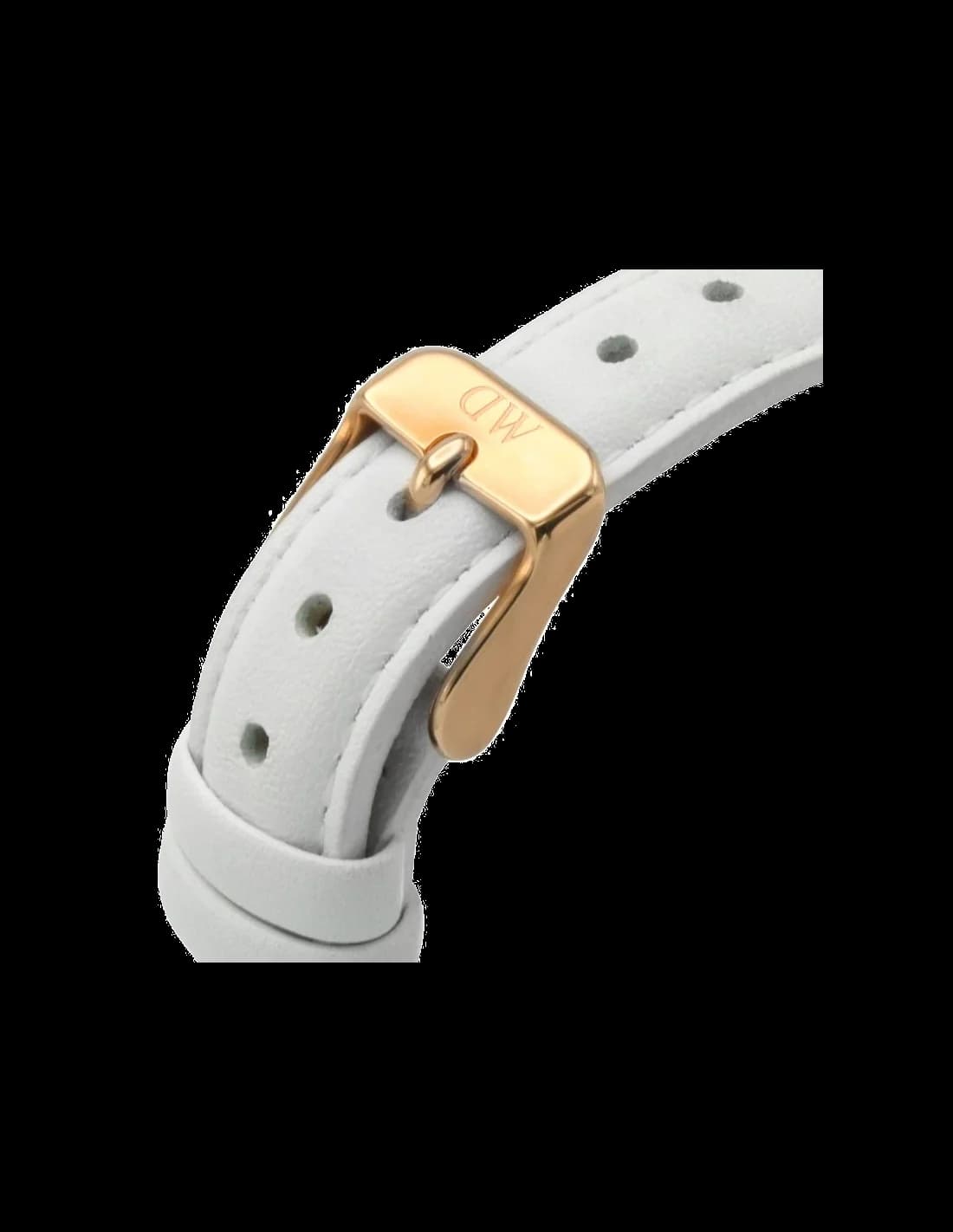 Montre Daniel Wellington DW00100189 femme détail cadran blanc