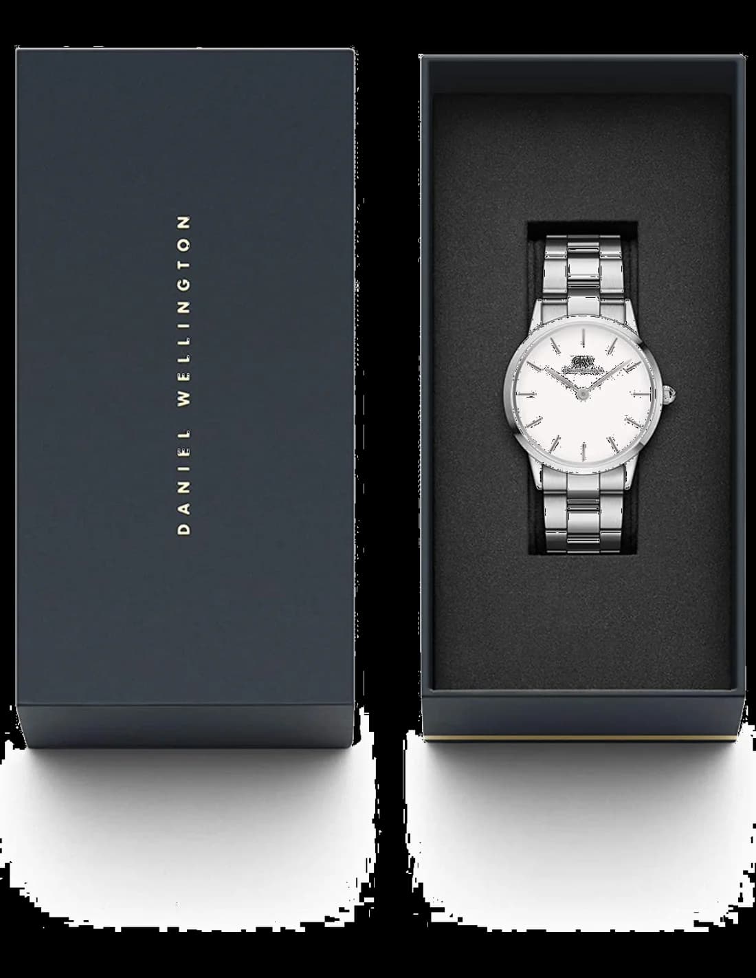 Montre Daniel Wellington DW00100203 femme détail bracelet acier