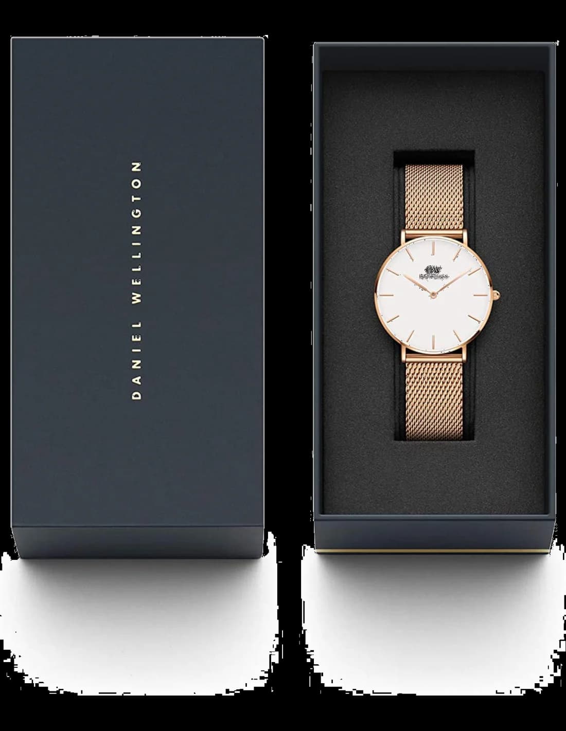 Montre Daniel Wellington DW00100305 femme détail cadran blanc