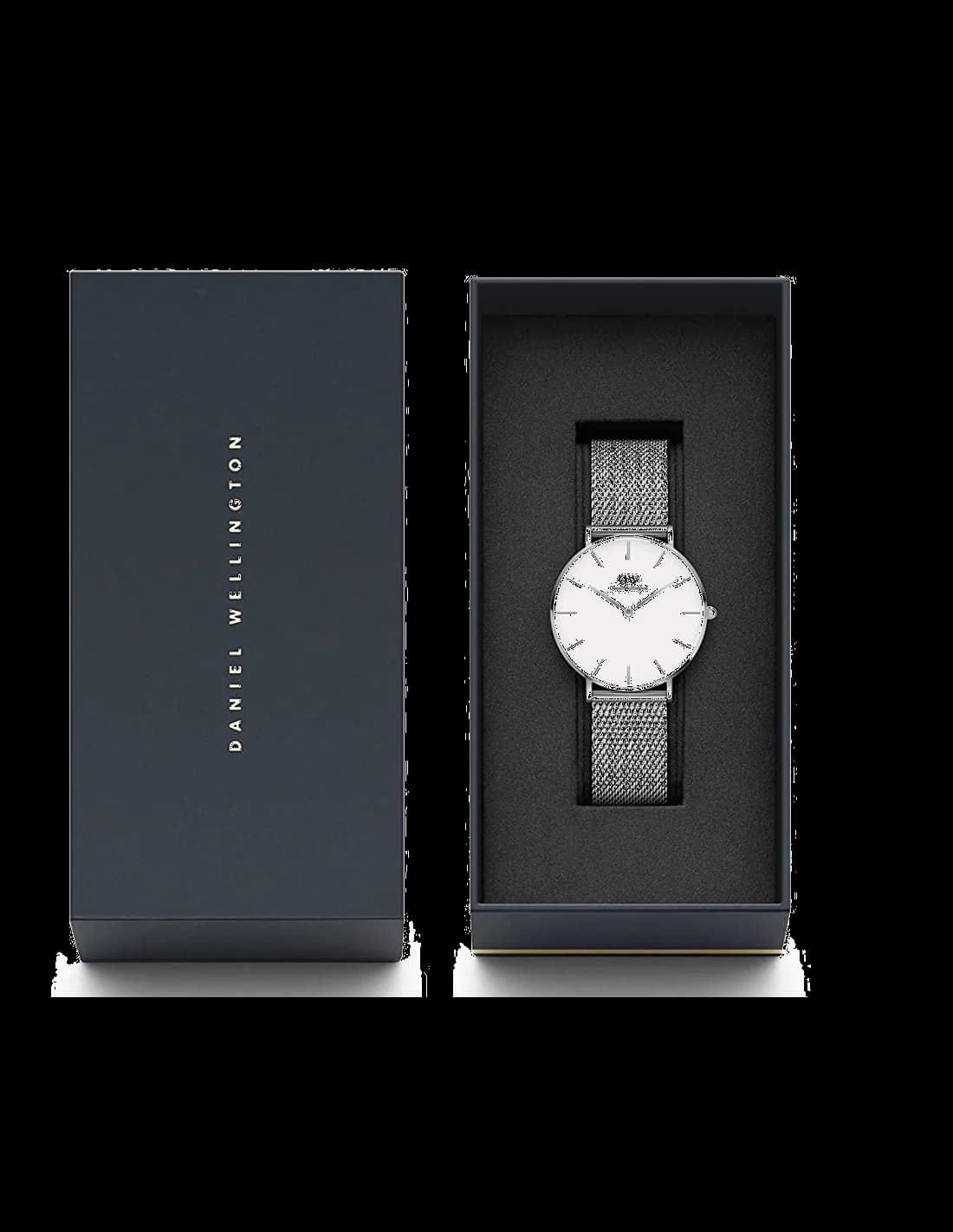 Montre Daniel Wellington DW00100306 femme détail cadran blanc