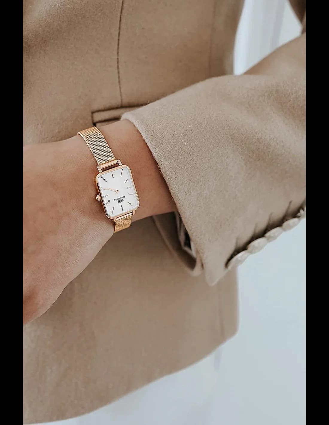 Montre Daniel Wellington DW00100431 femme verso boîtier or rose