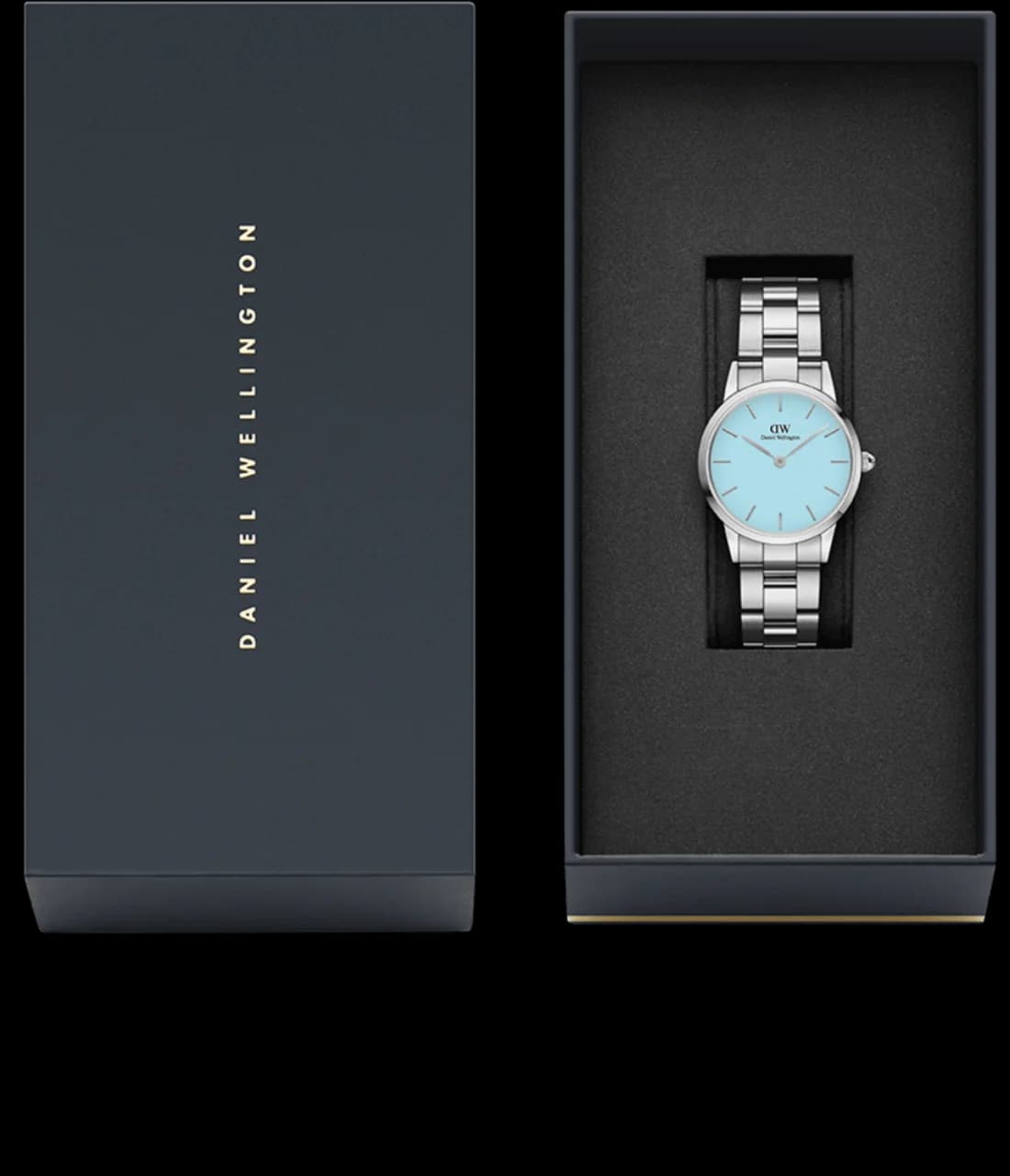 Montre Daniel Wellington DW00100540 femme détail bracelet acier