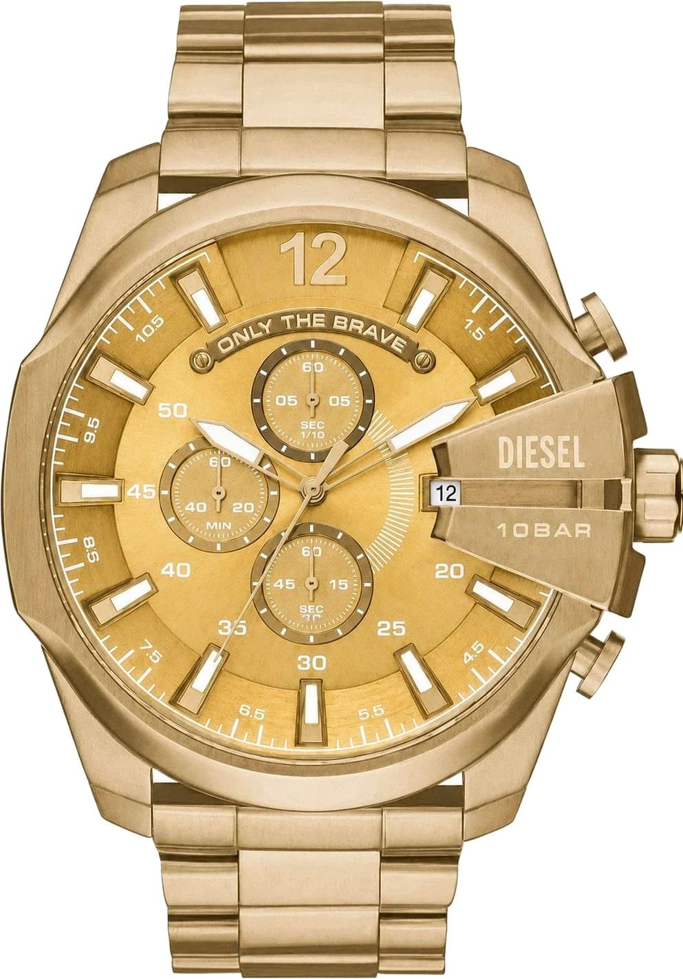 Montre Homme Diesel Mega Chief DZ4360 acier doré