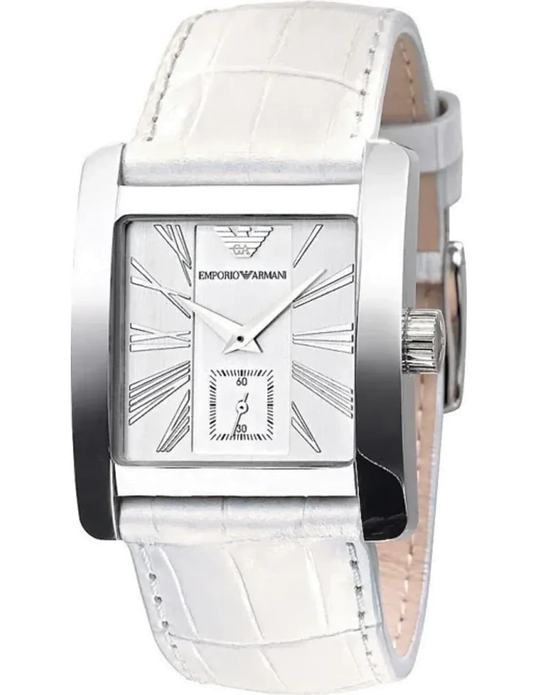 Montre Femme Emporio Armani Classic Collection AR0183 Cuir Blanc