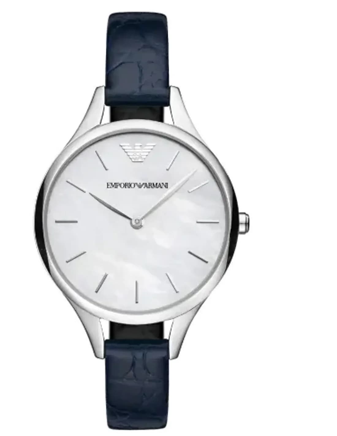 Emporio Armani AR11090 Aurora Watch with Fine Blue Leather Strap