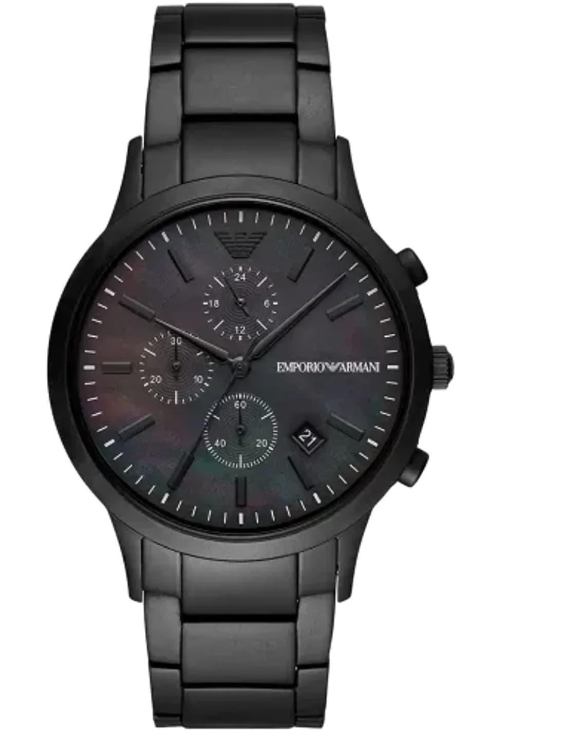 Montre Homme Emporio Armani Renato AR11275 Chronographe en acier noir