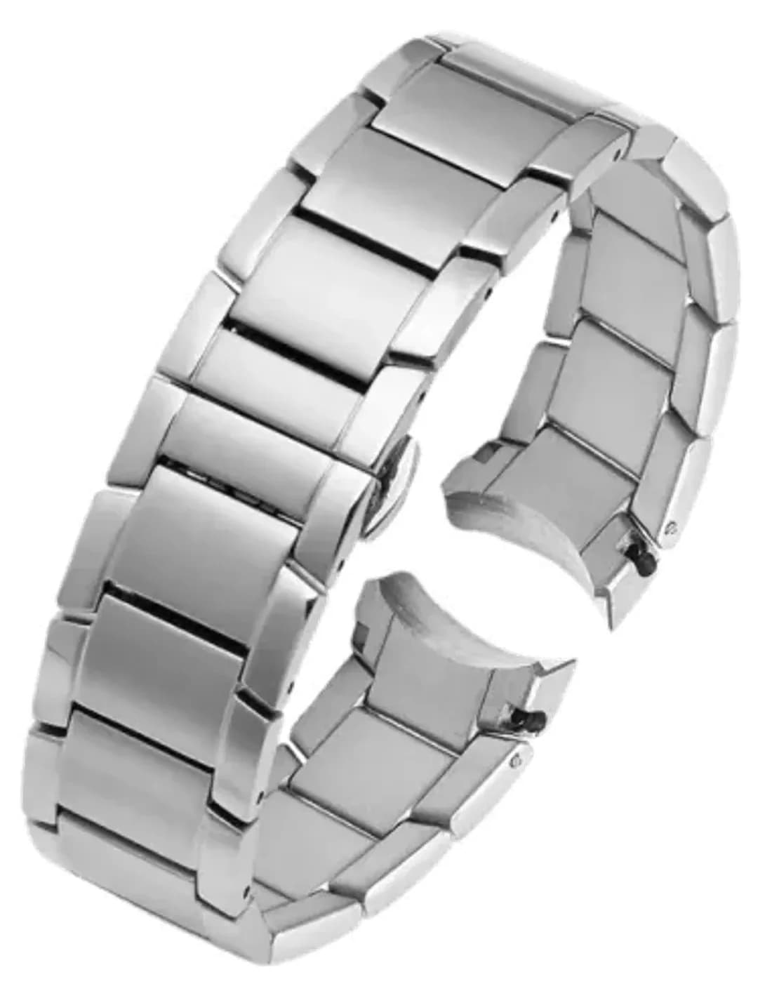 Original Emporio Armani AR2434 / AR2435 / AR2448 / AR2458 Silver Stainless Steel Strap