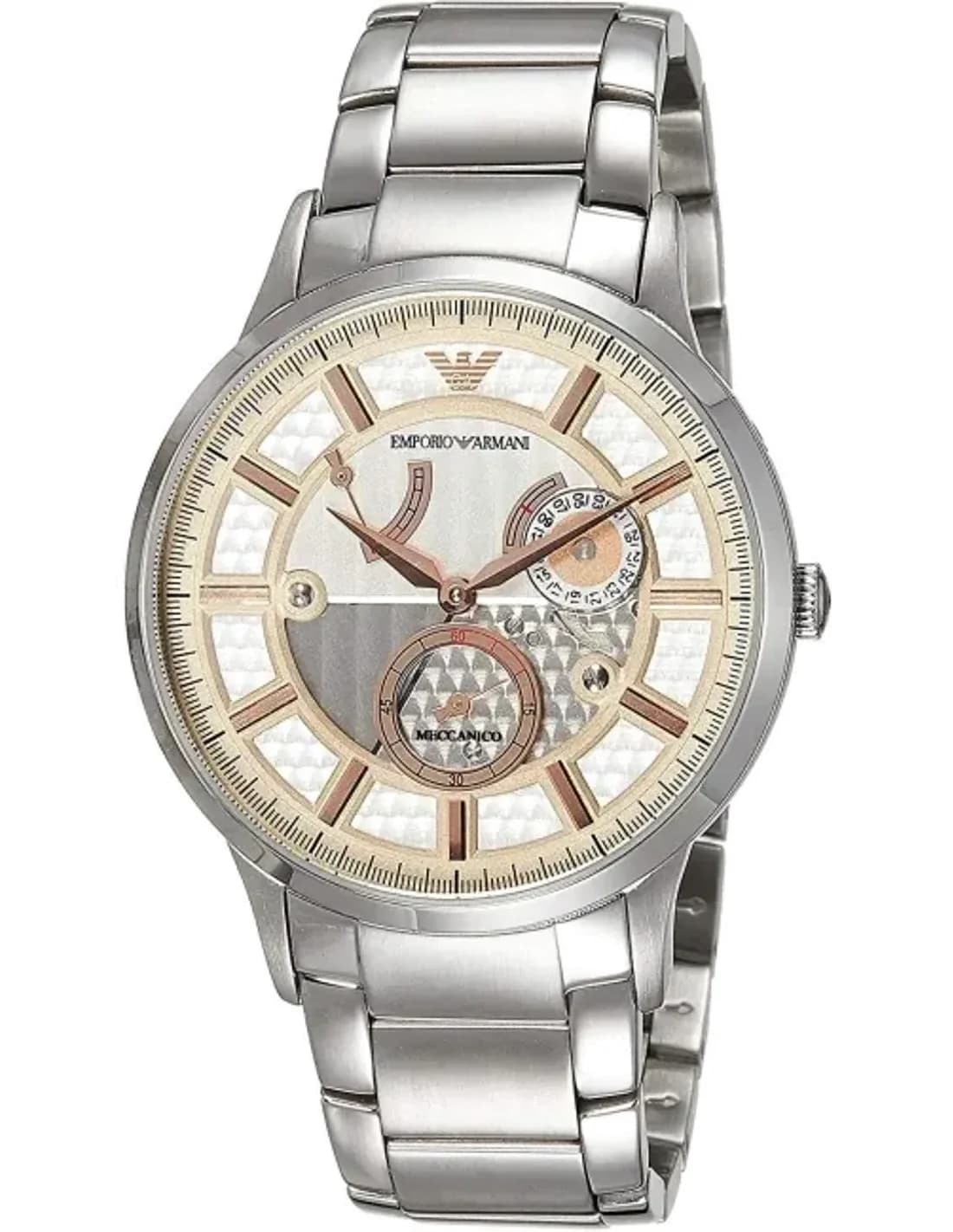 Montre Homme Armani Meccanico AR4663 Argent