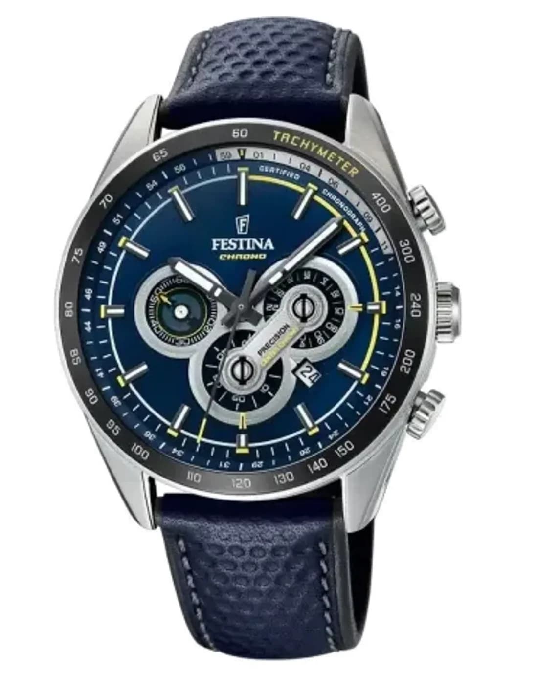 Montre Festina F20202/2 Sport avec Cadran Bleu et Bracelet Acier