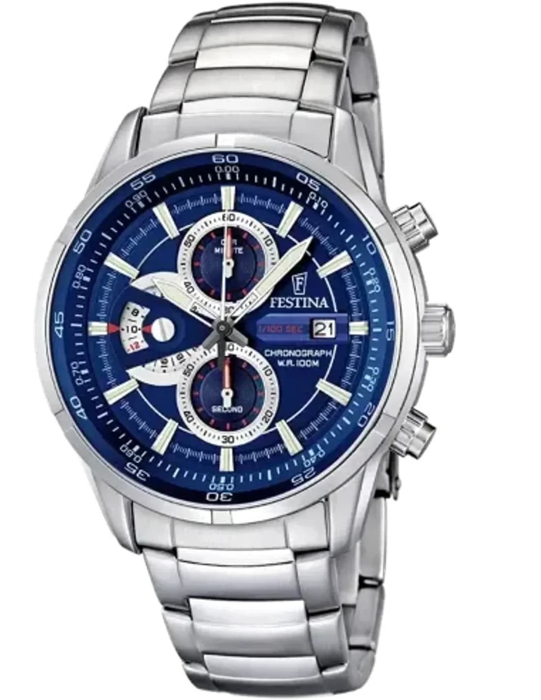 Montre Homme Festina F6823/2 Argentée en Acier Inoxydable