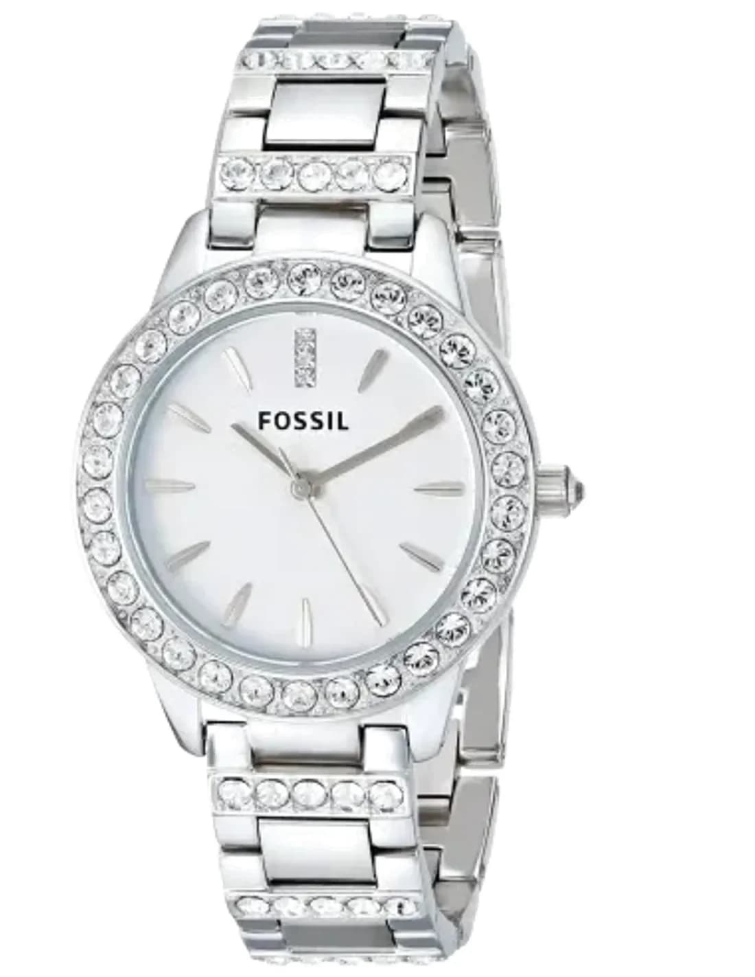 Montre Femme Fossil Jesse ES2362 ronde cadran orné de cristaux