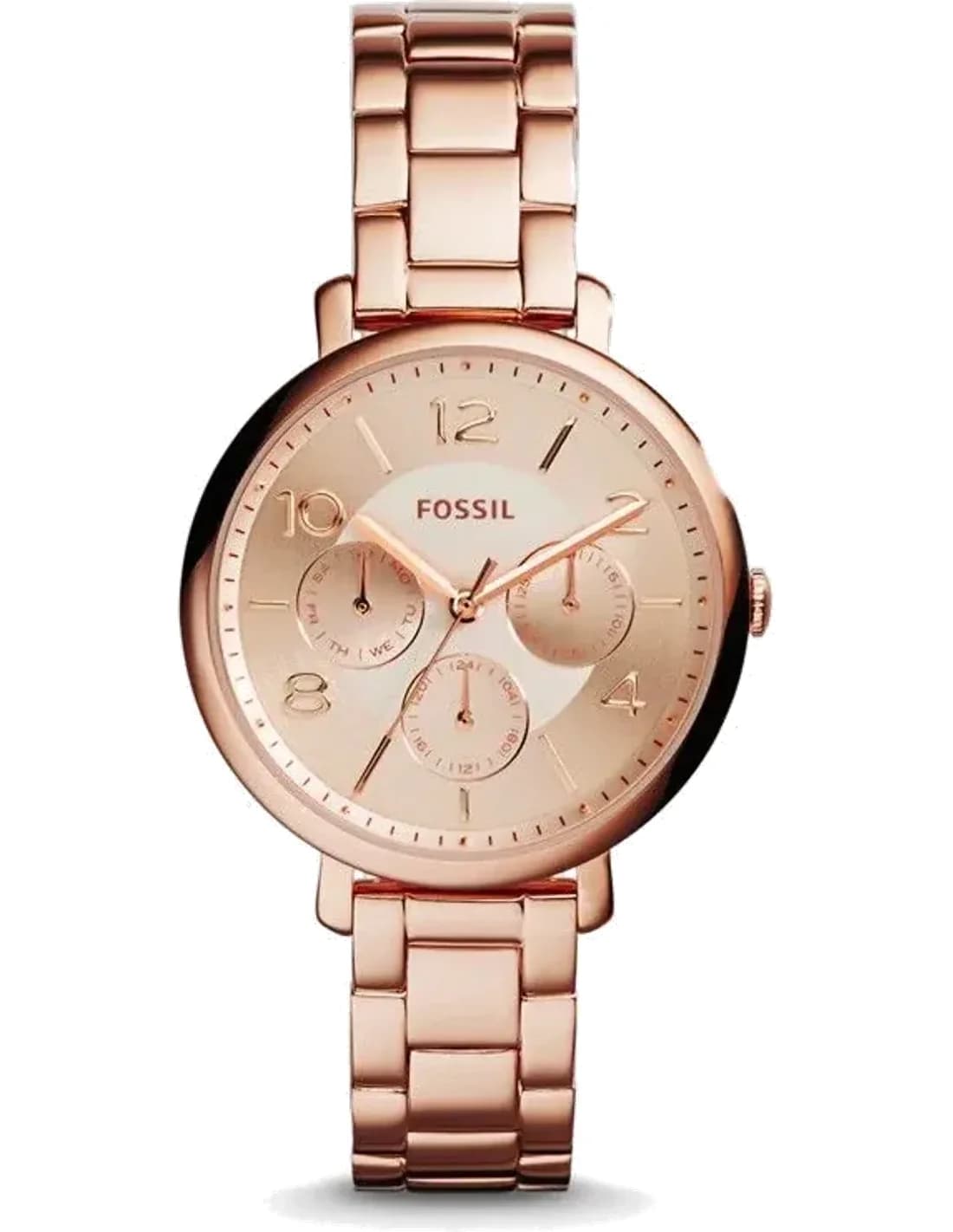 Montre femme Fossil Jacqueline ES3665 acier inoxydable doré rose