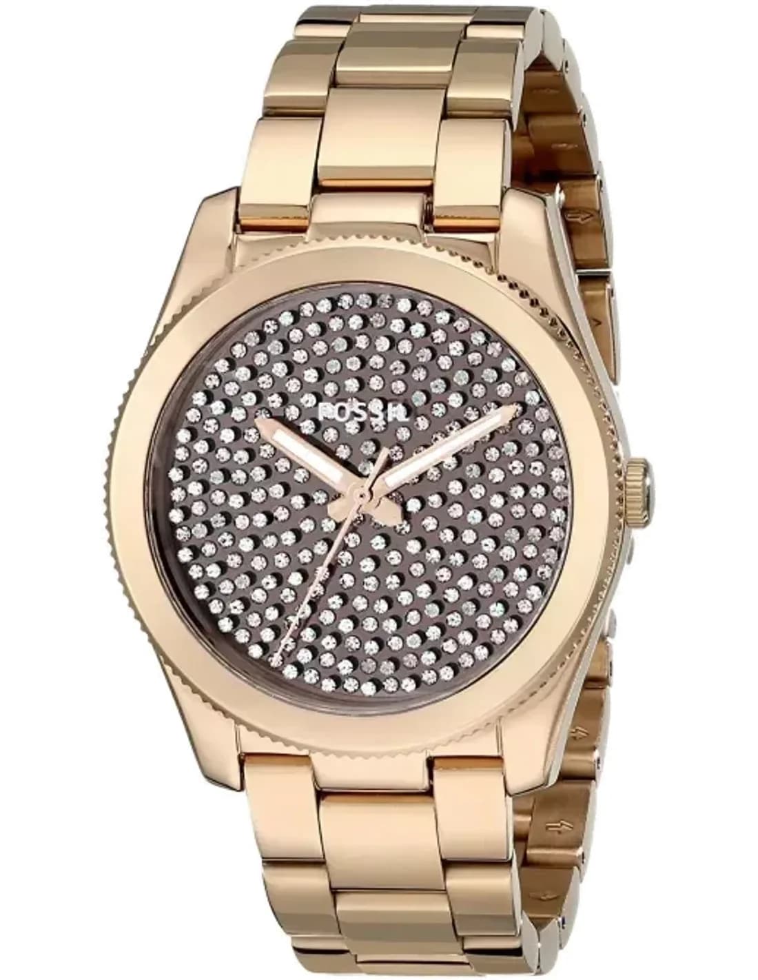 Montre Femme Fossil Perfect Boyfriend ES3690 Bracelet en acier or rose