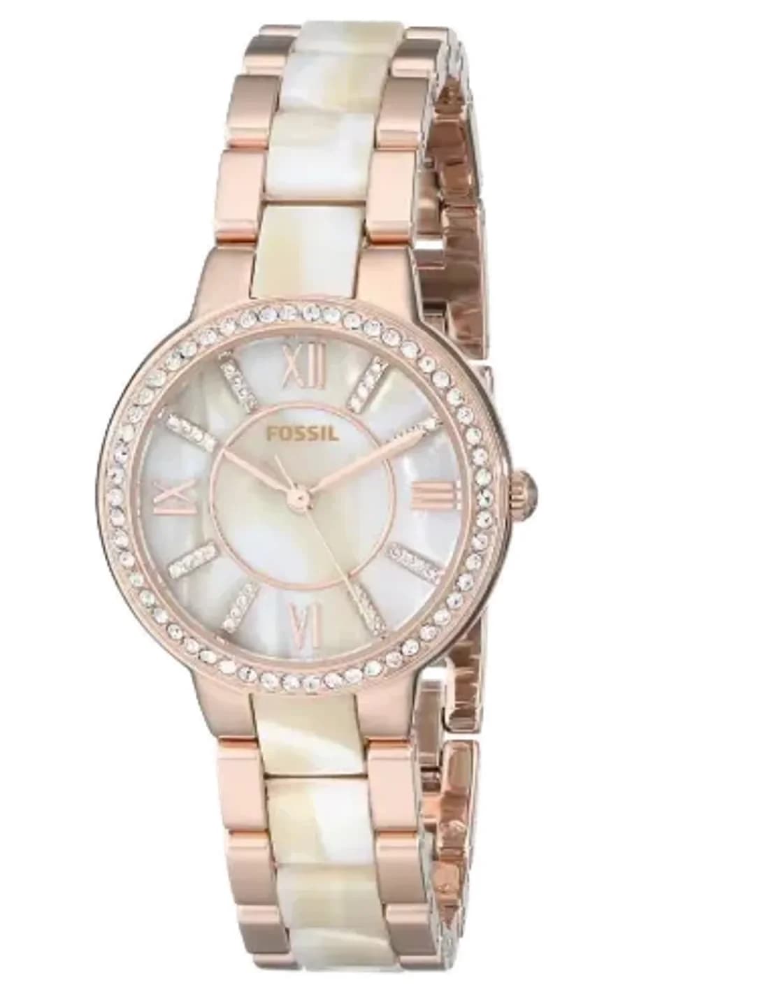 Montre Femme Fossil Virginia ES3716 Or Rose