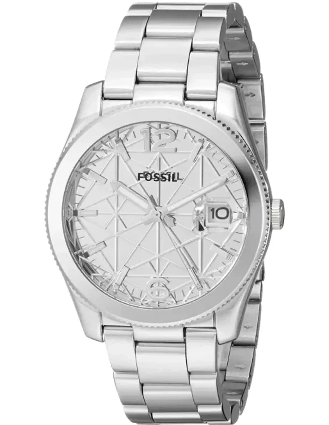 Montre Femme Fossil Perfect Boyfriend ES3727 cadran aux Lignes géométriques