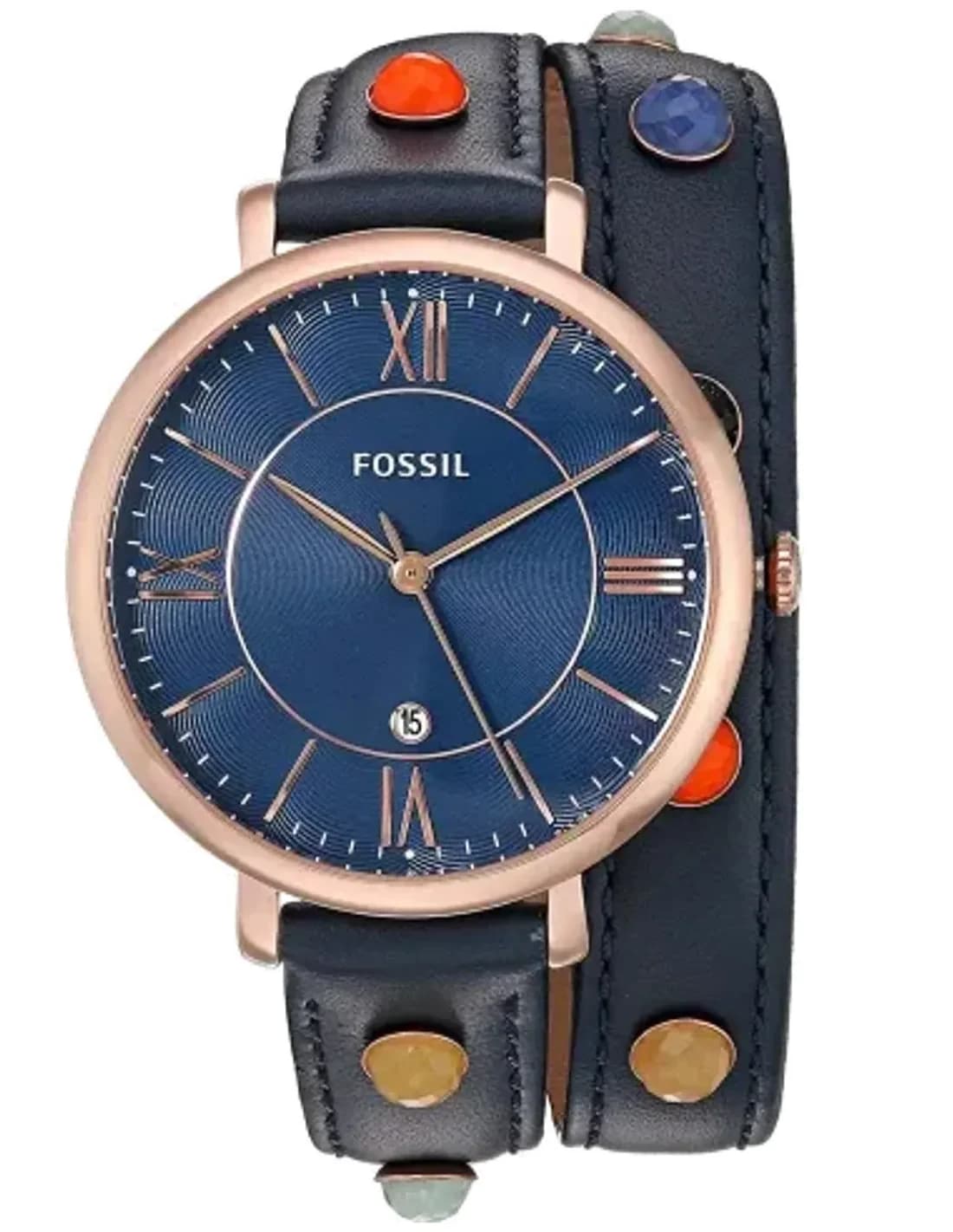 Montre Femme Fossil Jacqueline ES4102 Bleu
