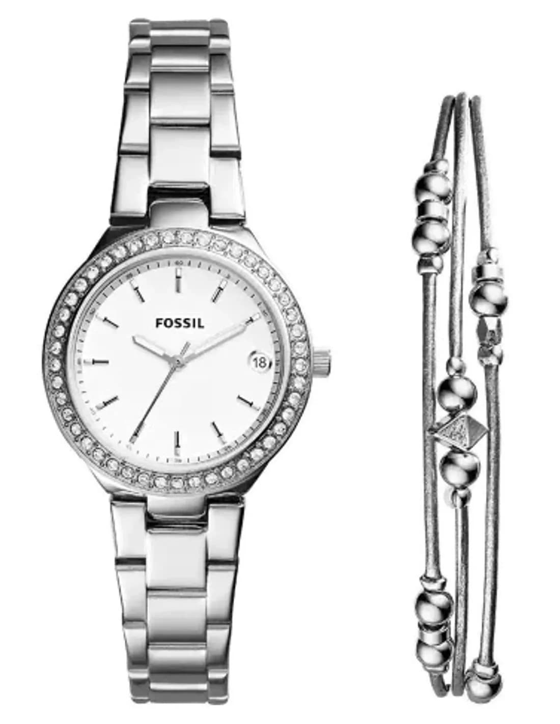 Montre Femme Fossil Blane ES4336SET