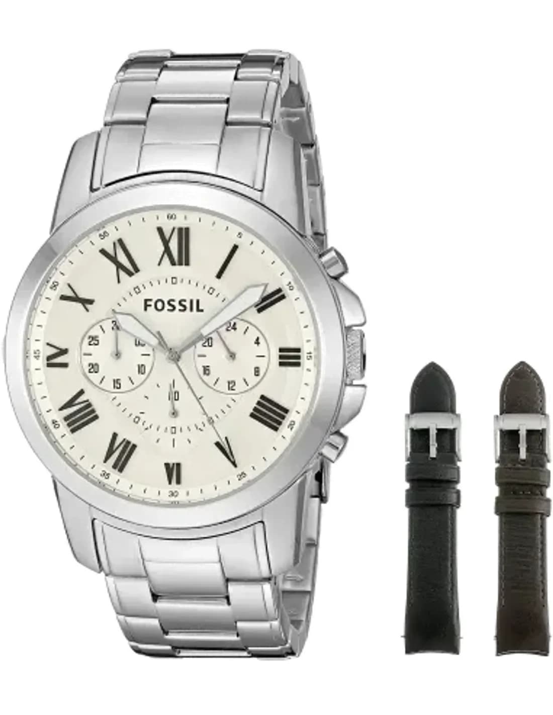 Montre Homme Fossil Grant FS5123SET Argent