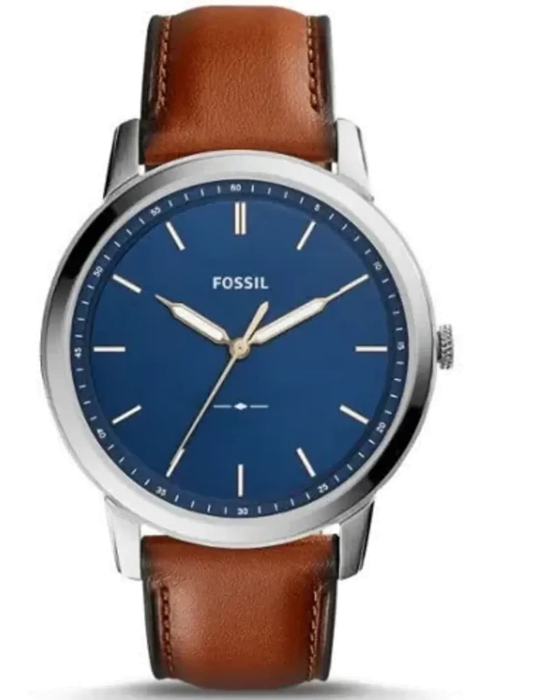 Montre Homme Fossil The Minimalist Slim FS5304 Bleu