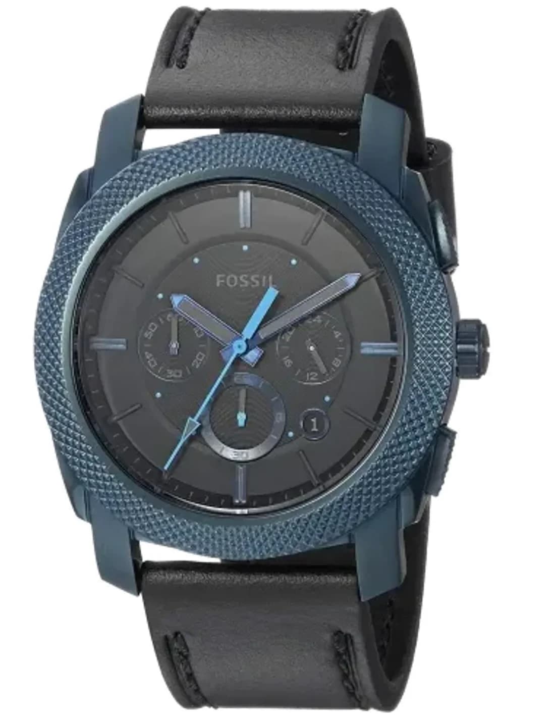 Montre Homme Fossil FS5361 Bracelet Cuir Noir